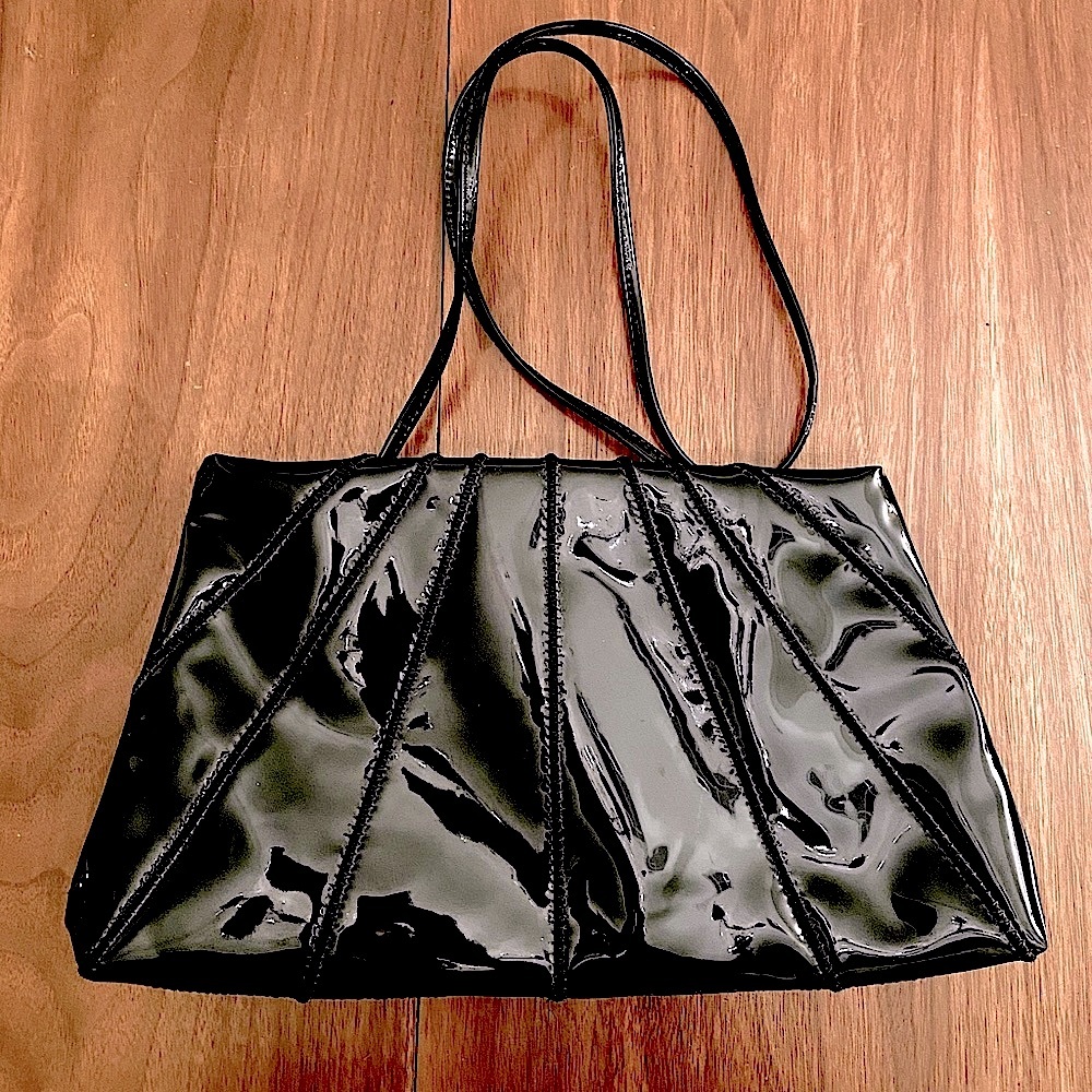 Vintage Patent Leather Shoulder Bag
